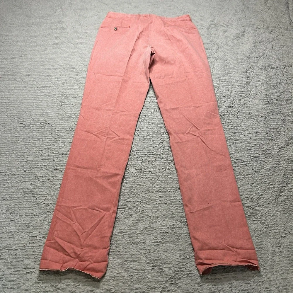 Murrays Toggery Shop Men's 33 Nantucket Red Chino Twill Pant UNHEMMED NWOT